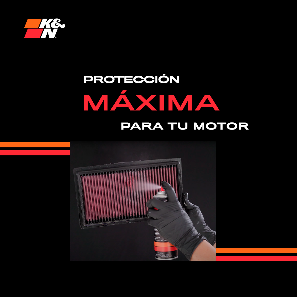 Filtro Cónico Universal K&N – 6" Pulgadas